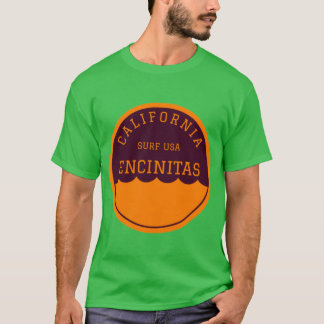 Camiseta Encinitas California Vintage Retro Surf USA Travel
