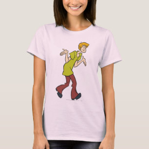 Camiseta Encolho de ombros desgrenhado