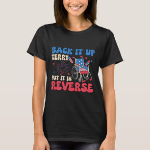 Camiseta Encontra-O Terry Colocou-O Em Reverso Memória Engr