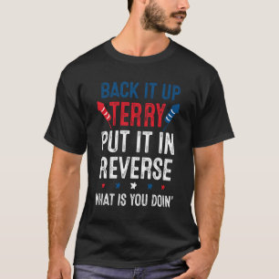 Camiseta Encontra-O Terry Colocou-O No Fundo Reverso Do Fir