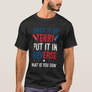 Camiseta Encontra-O Terry Colocou-O No Fundo Reverso Do Fir