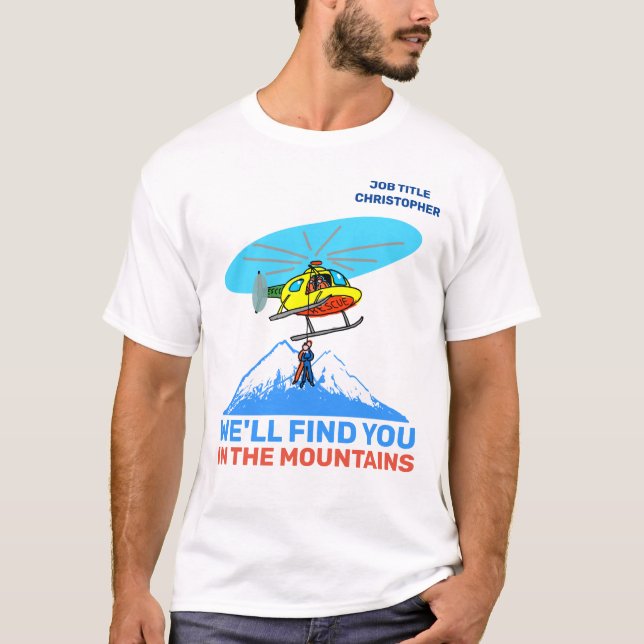 Camiseta Encontramo-Nos Nas Montanhas. (Frente)