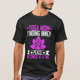 Camiseta Encontrando a Paz Interior Um Lanche de Cada Vez Y