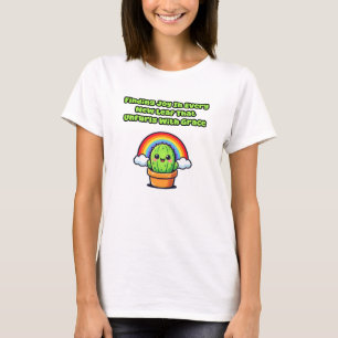 Camiseta Encontrando Alegria Em Cada Nova Folha Que Desabro