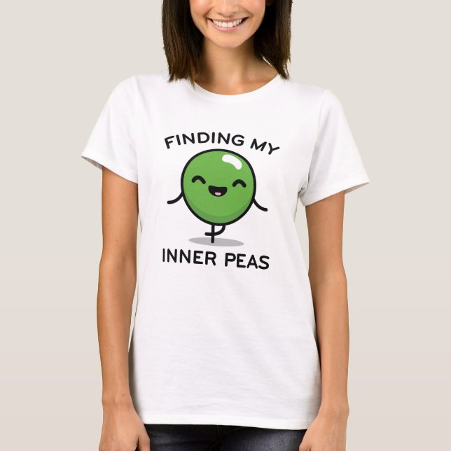 Camiseta Encontrando Minhas Ervilhas Interiores (Frente)