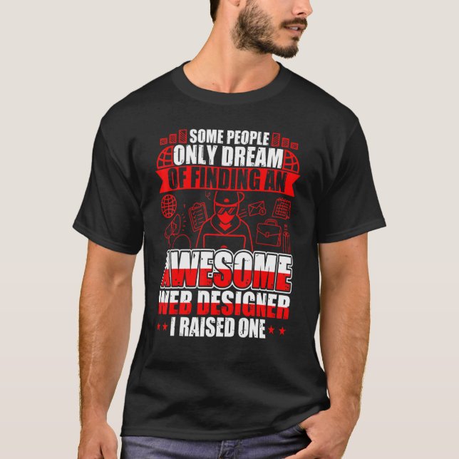 Camiseta Encontrando Um Web Designer Incrível (Frente)