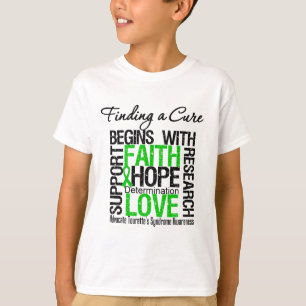 Camiseta Encontrando uma cura para a síndrome de Tourette