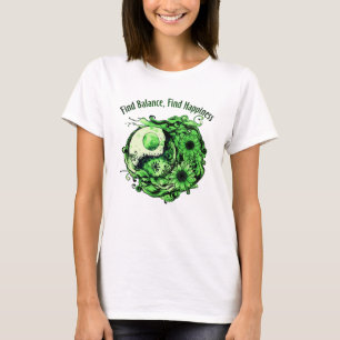 Camiseta Encontrar equilíbrio, encontrar felicidade