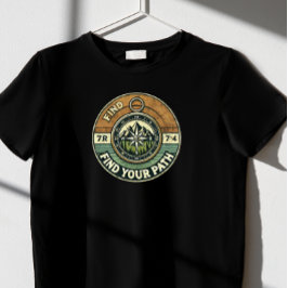 Camiseta encontrar o seu caminho