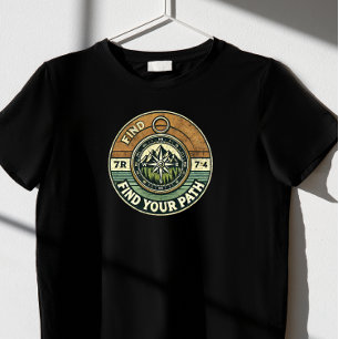 Camiseta encontrar o seu caminho