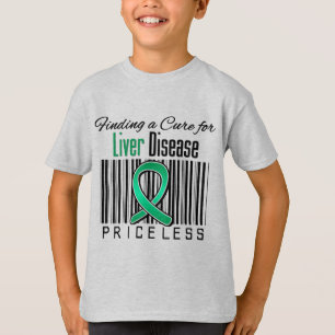 Camiseta Encontrar uma cura para a doença hepática SEM PR