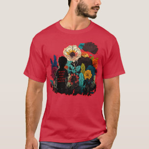 Camiseta Encontre Alguém Que Cultive Flores Na Parte Mais E