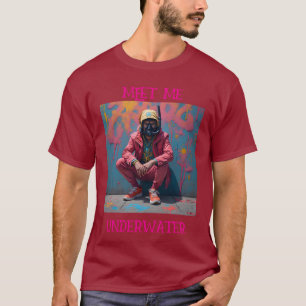 Camiseta encontre-me debaixo d'água