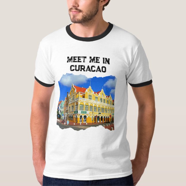 Camiseta Encontre-me em Curaçao (Frente)