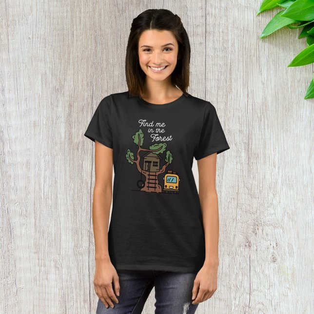 Camiseta Encontre-Me Na Floresta (Criador carregado)