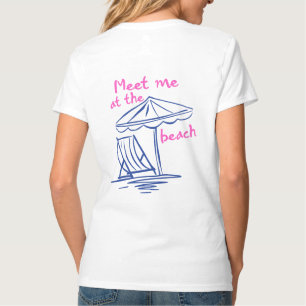 Camiseta Encontre-me Na Praia Vibrações de Verão