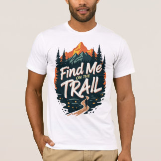 Camiseta Encontre-Me Na Trilha (Trilha Em Execução)
