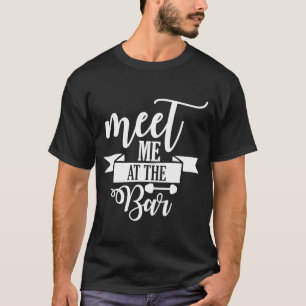 Camiseta Encontre-me no Bar Barbell Motivação de Treino de