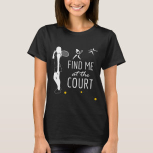 Camiseta Encontre-me no elegante engraçado da corte