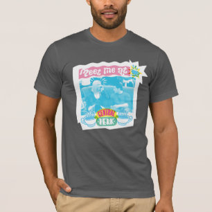 Camiseta Encontre-me no Gráfico do Néon Central Perk