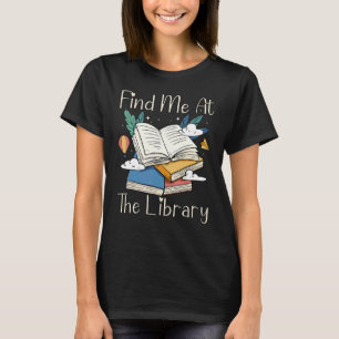 Camiseta Encontre-me no livro do amante da biblioteca, dive