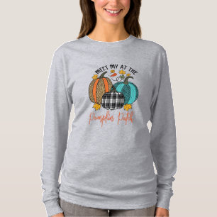 Camiseta Encontre-me no Pumpkin Patch