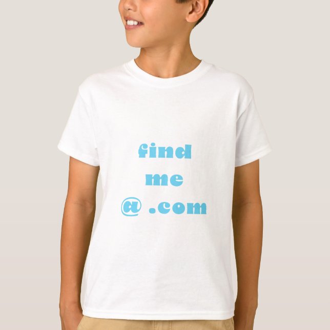 Camiseta Encontre-me @ t-shirt .Com (Frente)