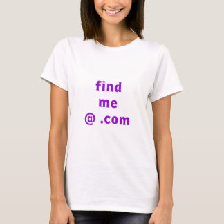 Camiseta Encontre-me @ t-shirt .Com