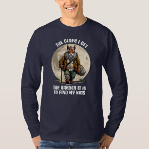 Camiseta Encontre meus Loucos - esquilo engraçado