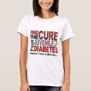 Camiseta Encontre os t-shirt & os presentes do DIABETES