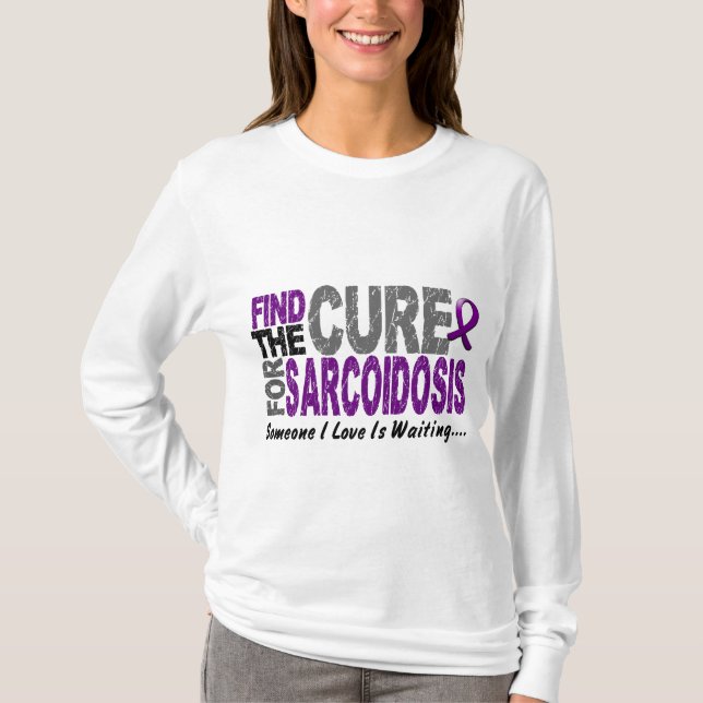 Camiseta Encontre os t-shirt & os presentes do SARCOIDOSIS (Frente)