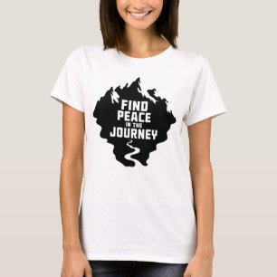 Camiseta Encontre Paz na Jornada Montanha Design