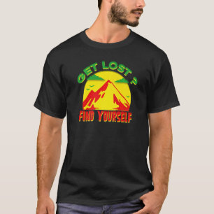 Camiseta Encontre-Se Perdido Cores Rasta Motivação