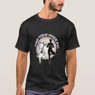 Camiseta Encontre Seu Cabrito Interior Ioga Arco-Íris Zen P
