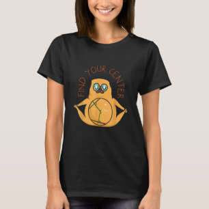 Camiseta Encontre seu centro Pug Yoga