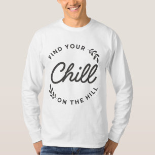 Camiseta encontre seu frio na colina