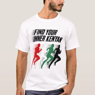 Camiseta Encontre seu Maratona Queniano Interior