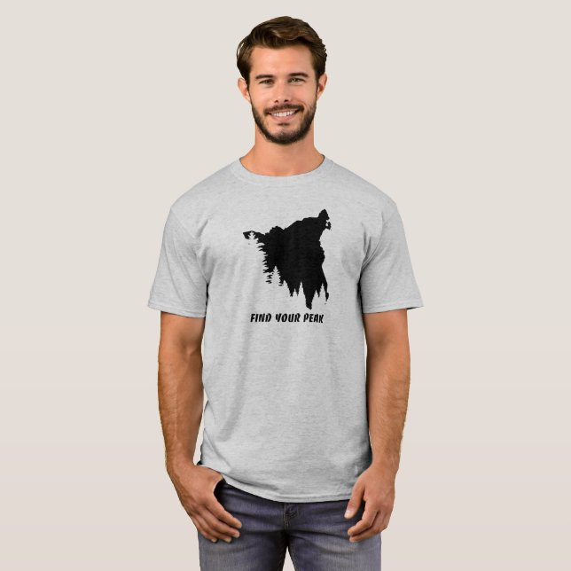 Camiseta Encontre seu pico (Frente Completa)