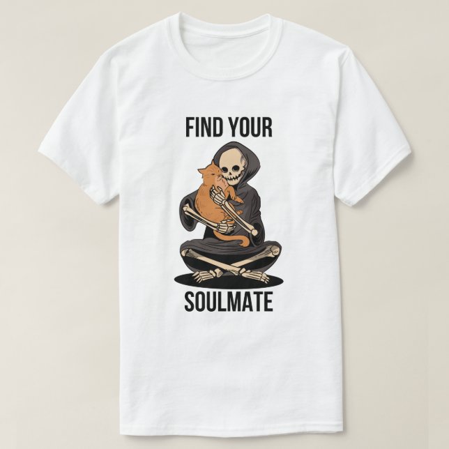 Camiseta Encontre sua Alma Gêmea  (Frente do Design)