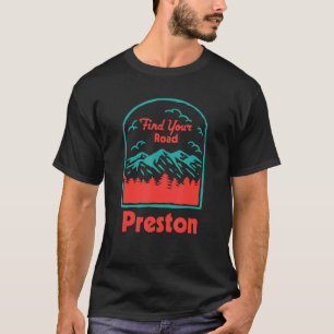 Camiseta Encontre sua estrada acampando acampamento mando a