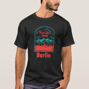 Camiseta Encontre sua estrada acampando mando os acampament