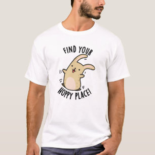 Camiseta Encontre Sua Hoppy Coloque Um Coelho Engraçado