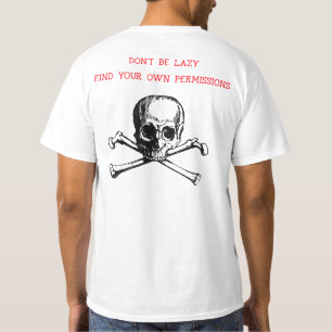 Camiseta Encontre suas próprias permissões Detecção de meta