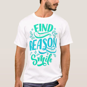 Camiseta Encontre um sorriso de motivo