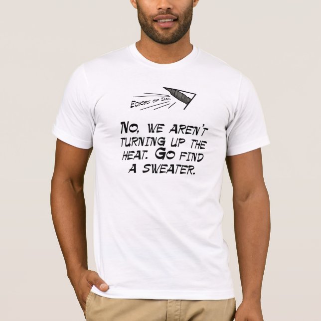 Camiseta Encontre uma camisola (Frente)