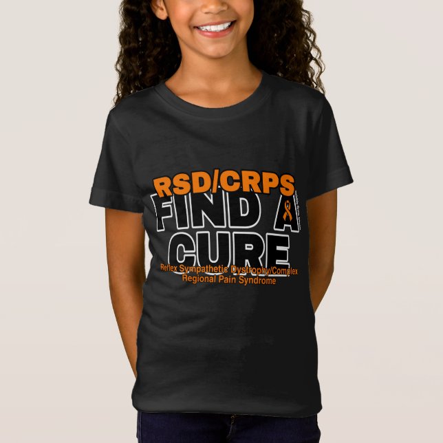 CAMISETA ENCONTRE UMA CURA/BOLD...RSD/CRPS (Frente)