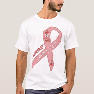 Camiseta Encontre uma cura - consciência do cancro da mama
