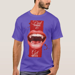 Camiseta Encontre Vampiros E Pegue O Beg 2224