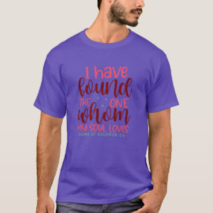 Camiseta Encontrei aquele de quem minha alma adora a canção