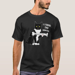 Camiseta Encontrei este gato ou gatinhos, trocadilho.